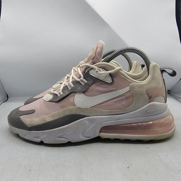 Nike Air Max 270 React Womens 7.5 Plum Chalk White Pink Women Shoes CI3899-500 - Picture 5 of 13